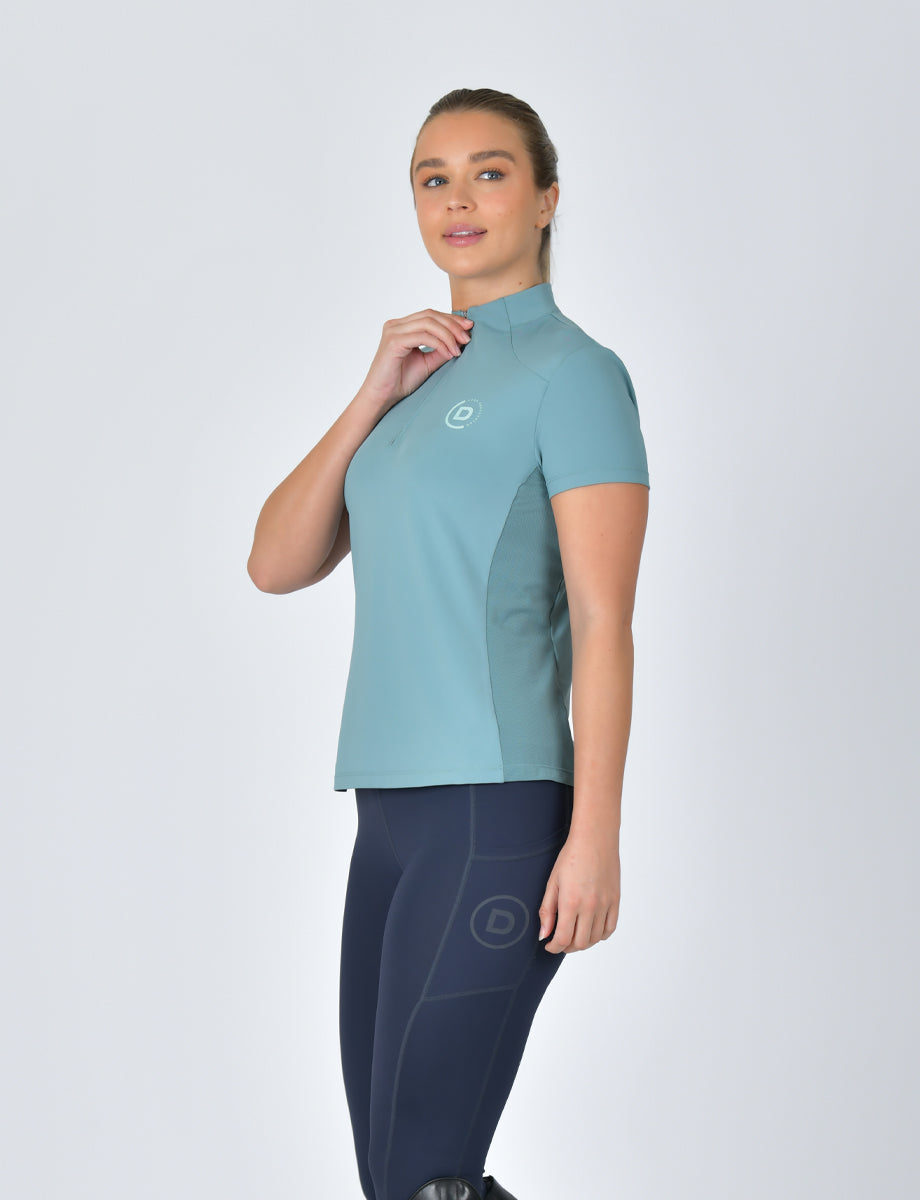 Dublin 1/4 Zip Breathable Short Sleeve Top