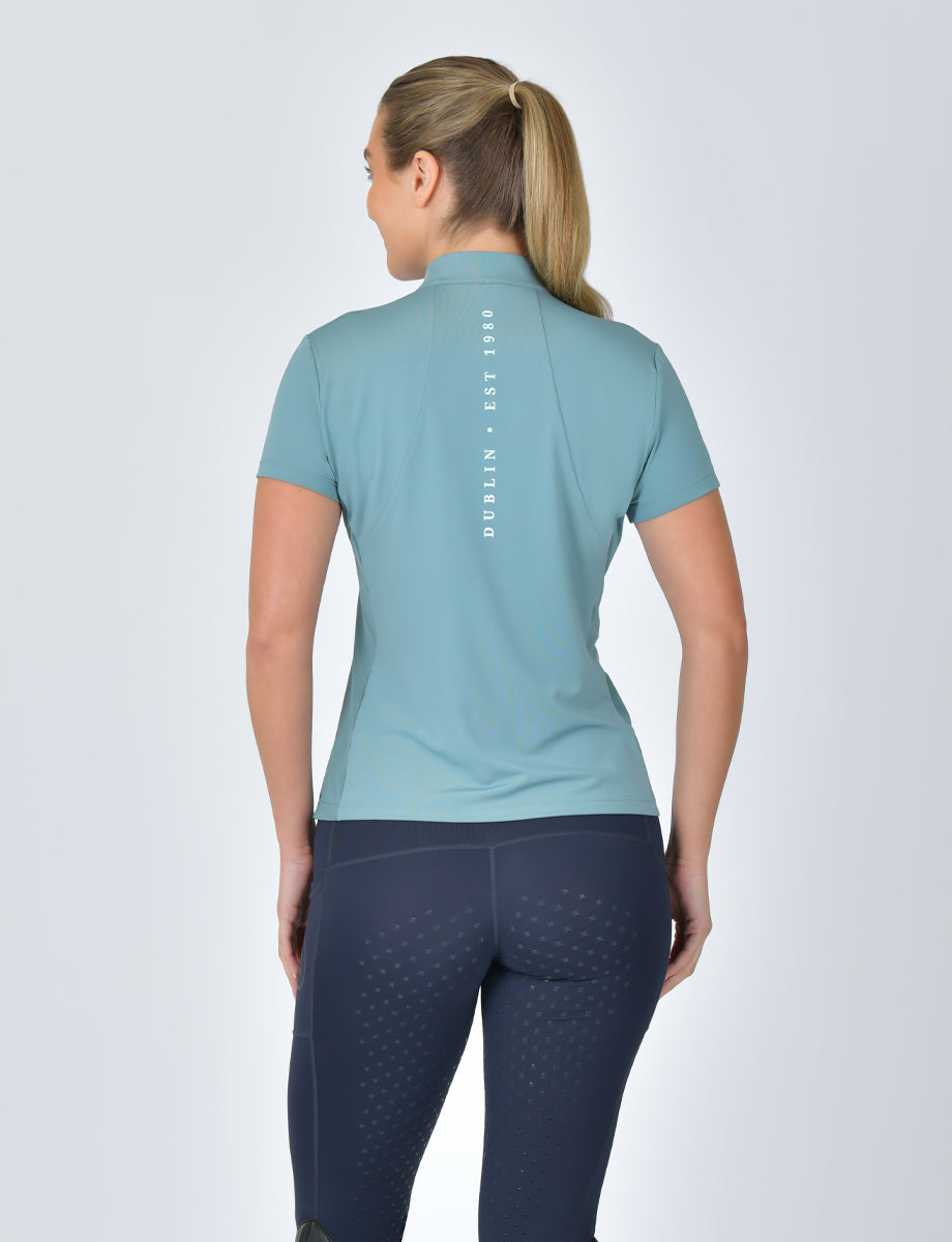Dublin 1/4 Zip Breathable Short Sleeve Top